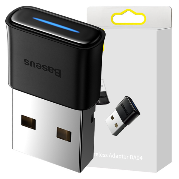 baseus ba04 bluetooth adapter black zdjęcie 1