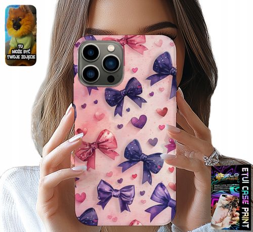 ETUI DO IPHONE 13 PRO - KOLOROWE WSTĄŻKI WSTĄŻKA WZORY + SZKŁO na Arena.pl