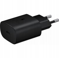 ŁADOWARKA SIECIOWA USB-C CZARNA SAMSUNG EP-TA800EBE 3000mA QUICK TYP-C 25W