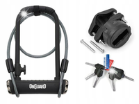 OnGuard 8005X Zapięcie rowerowe U-lock z linką Blokada roweru