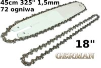 PROWADNICA 18'' 2x ŁAŃCUCH do piły piła Husqvarna