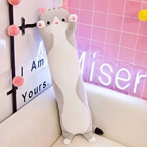 KOT PLUSZAK MASKOTKA DLUGI KOT PLUSZAK KOTY DUZY XXL 90cm na Arena.pl