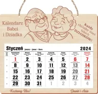 KALENDARZ PREZENT dzień BABCI DZIADKA Święta