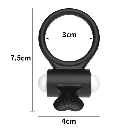 power clit silicone cockring black na Arena.pl