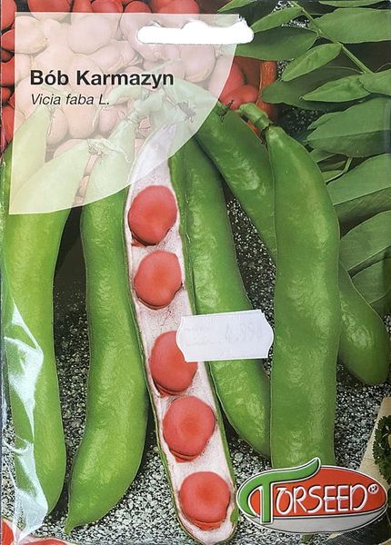 Nasiona Bób Karmazyn 50g zdjęcie 1