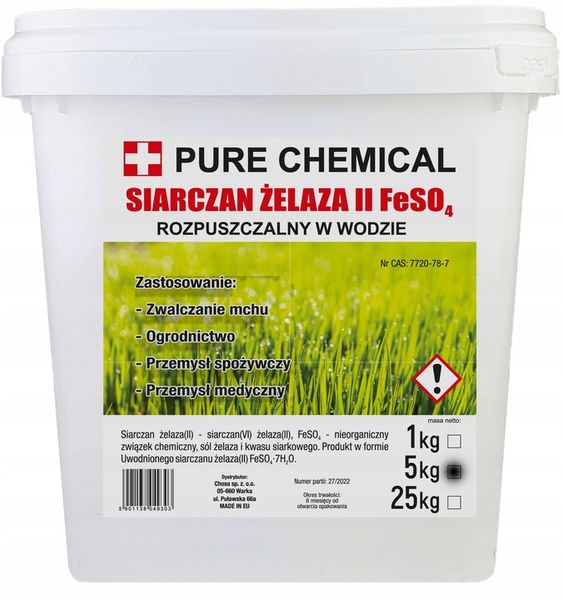 SIARCZAN ŻELAZA NAWÓZ DO TRAWY 5kg zdjęcie 3