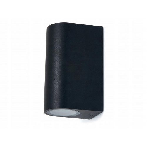 NOWOCZESNY KINKIET ZEWNĘTRZNY LED GU10 CZARNY IP44 na Arena.pl