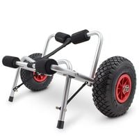 15751 Wózek transportowy do kajaka pontonu łodzi na dużych kołach