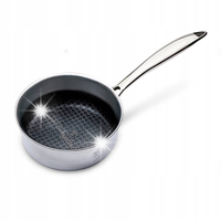 RONDEL 18cm GARNEK STALOWY NIERDZEWNY NIEPRZEWIERAJĄCY INDUKCJA GAZ