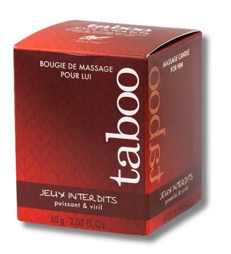 Męska świeca do masażu Taboo na Arena.pl