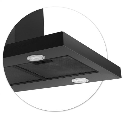 Okap kuchenny 90 cm Czarny Berdsen BE-90E na Arena.pl