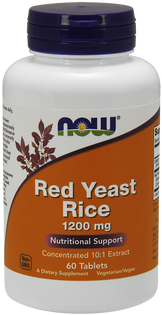 Red Yeast Rice Czerwony ryż 1200 mg 60kaps Nowfoods