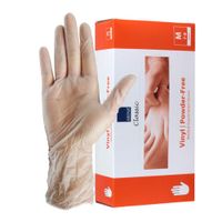 rękawice winylowe bezpudrowe m abena 100szt