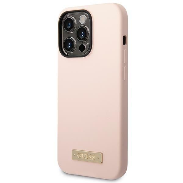 Etui Guess do iPhone 14 Pro Max, Różowy, MagSafe zdjęcie 2