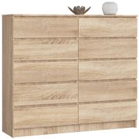 KOMODA K140 10SZ CLP PK DĄB SONOMA