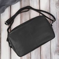 torebka damska skórzana na ramię klasyczna czarna paolo peruzzi e-30-bl