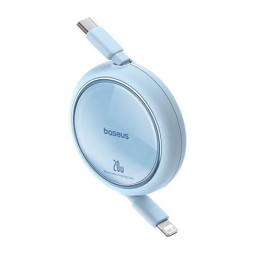 kabel przewód zwijany free2pull usb-c - iphone lightning 20w 1m - niebieski na Arena.pl