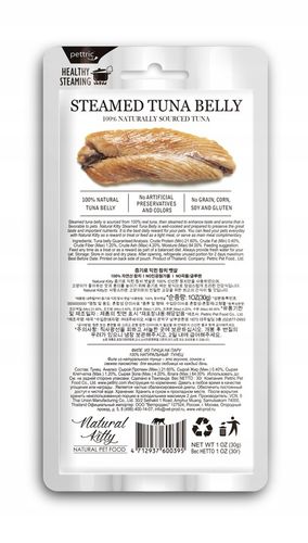 Natural Kitty - Gotowy brzuch tuńczyka 12 x 30 g na Arena.pl