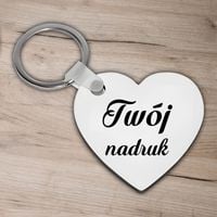 Brelok serce z MDF-u z Twoim zdjęciem