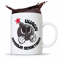 Kubek Prezent Dla Sekretarki Bombowa Sekretarka Z Nadrukiem Ze Zdjęciem