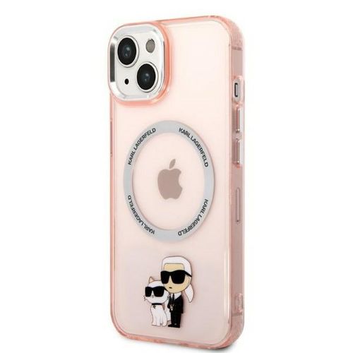 Etui Karl Lagerfeld do iPhone 15 Plus, iPhone 14 Plus, Różowy, MagSafe na Arena.pl
