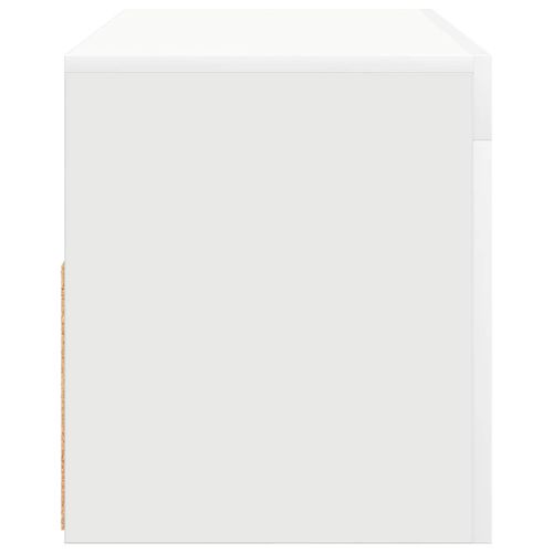 Szafka pod TV z oświetleniem LED, biała, 90x35x40 cm na Arena.pl