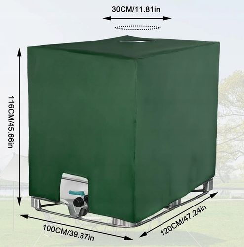 POKROWIEC OCHRONNY OSŁONA ZBIORNIKA NA WODĘ PYŁOSZCZELNA DLA MAUZER 1000L na Arena.pl