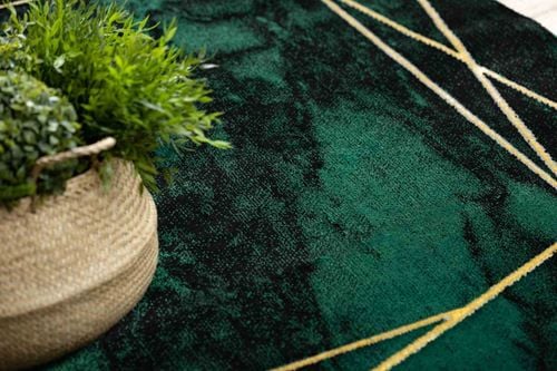 RUG/LU/ESTEMA/MARBLE2/BOTTLEGREEN+GOLD/R120 na Arena.pl