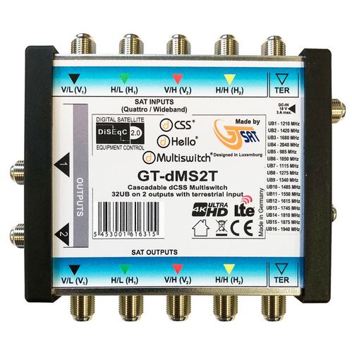 Multiswitch Unicable II GT-SAT GT-dMS2T 2x16UB na Arena.pl