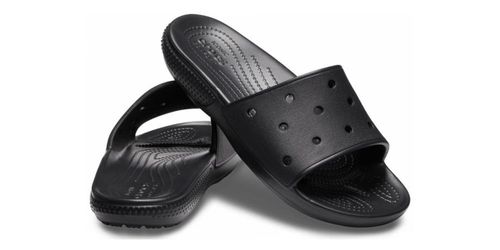 Crocs Klapki Damskie - Classic Slide 206121 - rozmiar 36,5 - Black Croslite na Arena.pl