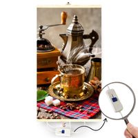 Grzejnik TRIO z REGULATOREM TEMPERATURY wzór: KAWA