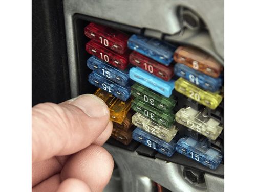 Próbnik miernik napięcia 130mm śrubokręt 6-24v + bezpieczniki zestaw na Arena.pl