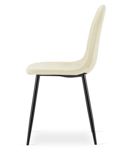 Krzesło COMO - beż aksamit x 4 na Arena.pl