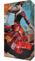 Obraz 20x40cm Taniec Flamenco