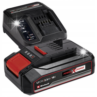 ZESTAW STARTOWY 18V 2,5 Ah AKUMULATOR +ŁADOWARKA EINHELL 4512097