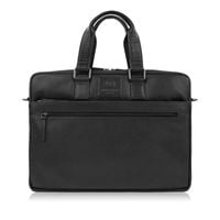 torba męska na laptopa na ramię i do ręki skórzana czarna