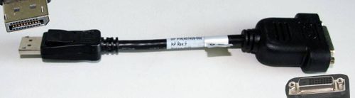 KABEL DisplayPort do DVI 15cm ORG. HAWLET PACKARD na Arena.pl