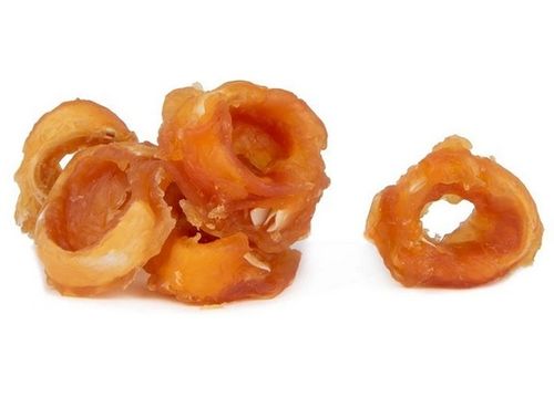 Miękkie przysmaki z mięsem dorsza i kurczaka dla psa - Magnum Krążki 250g na Arena.pl