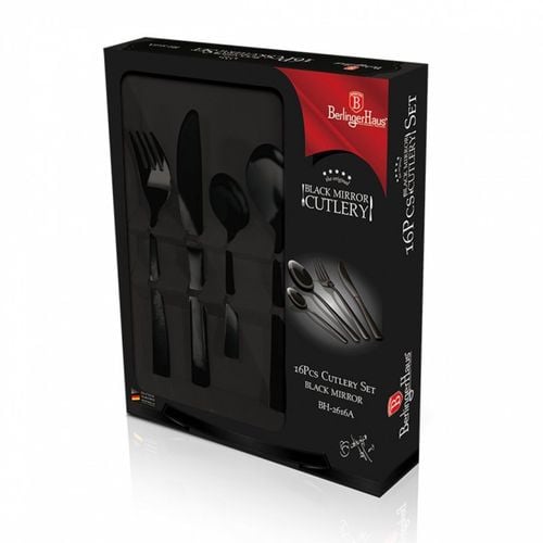 sztućce 16 elem. berlinger haus bh-2616 black mirror na Arena.pl