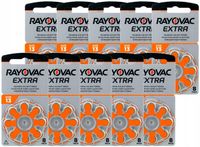 Baterie Słuchowe RAYOVAC 13 MF PR48 ZincAir 80szt.