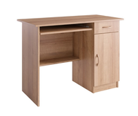 Biurko 1- Drzwiowe z Szufladą 1D1SZ 100 cm Dąb Riviera MOLA MX - 4 Kolory