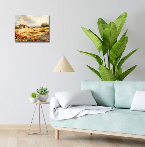 Obraz 40x30cm Sielski Domek zdjęcie 2