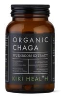 KIKI HEALTH Organic Chaga Mushroom Extract - z grzyba Chaga (60 kaps.)