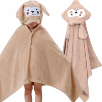 RĘCZNIK KĄPIELOWY OKRYCIE KĄPIELOWE Z KAPTUREM PONCZO 70x140 DLA DZIECI