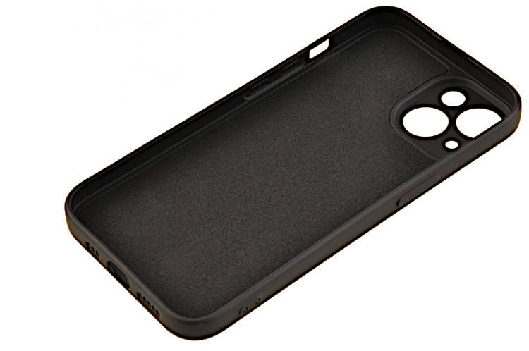 Etui silikonowe Tint do Apple iPhone 14 czarny zdjęcie 4