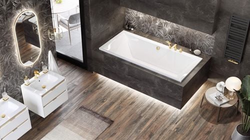 Clever 2.0 bateria wannowa 3-otworowa, chrom na Arena.pl