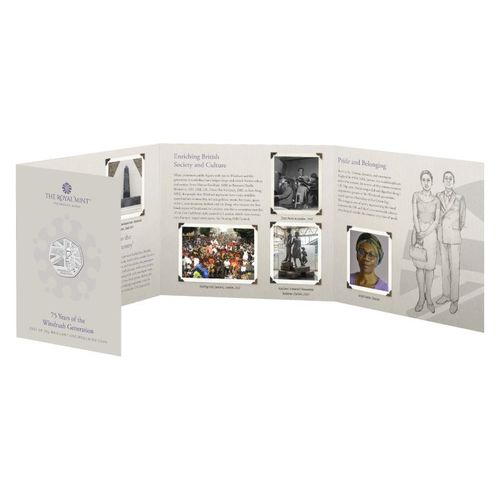 75 Years of the Windrush Generation 50p Miedzionikiel 2023 na Arena.pl