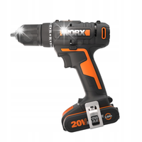 WORX WX108 WIERTARKO-WKRĘTARKA AKUMULATOROWA 45NM 13MM+2xAKU + ŁADOWARKA
