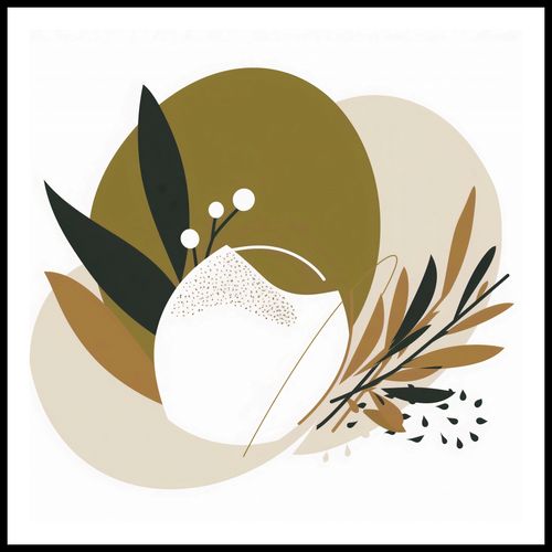 Plakat 100x100cm Botaniczna Esencja na Arena.pl