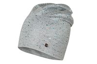 BROEL Tecla czapka dla dziewczynki wiskoza szary-turkus 50-52